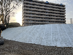 法面緑化工事　宮崎市　I様邸