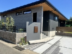 ナチュラルモダンな新築外構　～宮崎市E様邸～