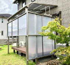 視線が気になる場所には目隠しを！　～鹿児島市H様邸～