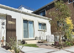 白い外壁に緑が映える、素敵な森ができました♪　～鹿児島市N様邸～