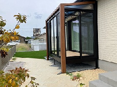 リビングからつながる、ご家族の時間を楽しめるお庭にリフォーム　鹿児島県霧島市T様邸