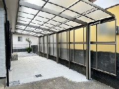 明るいカーポートで快適になる外構リフォーム～宮崎市S様邸～