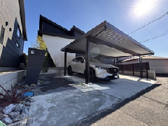 【新築外構】重厚感×機能性を両立した“魅せるファサード”～鹿児島市～