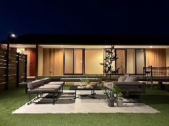 【宮崎　国富町 庭リフォーム】子どもが遊べて家族がくつろぐ庭へ｜照明の施工事例