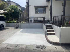 駐車場拡張工事～宮崎市H様邸～