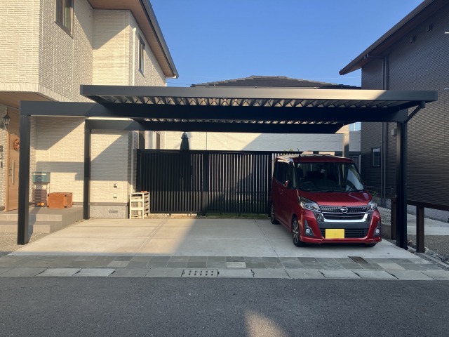 視線対策×雨対策の外構リフォーム ~宮崎市F様邸~