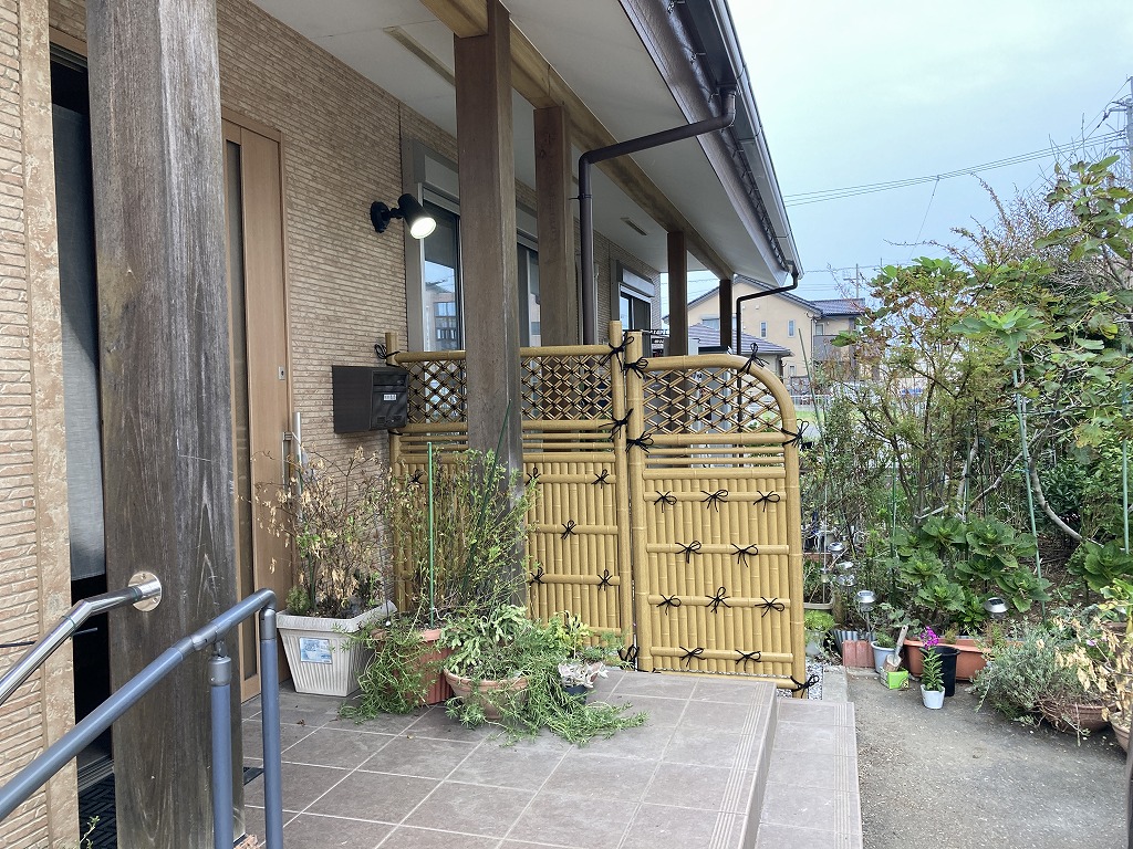 袖垣 目隠し