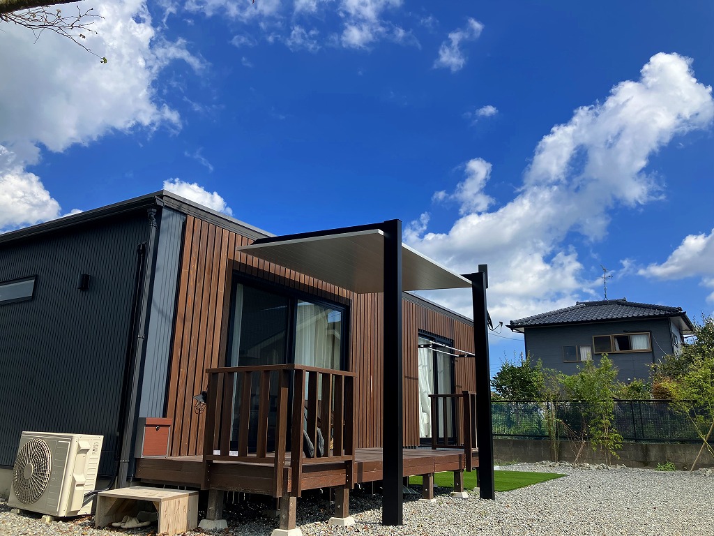 テラスSC シンプルな屋根テラス