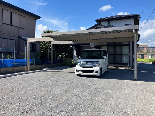 心温まる 優しさいっぱいの梁延長カーポート＊霧島市I様
