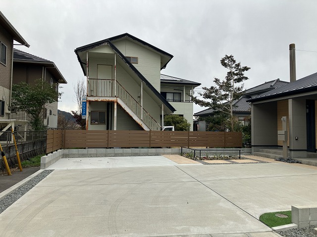 毎日の使いやすさを考えた新築建売外構　姶良市I様邸