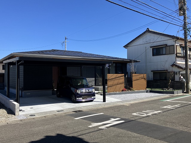 予算内に収めた希望通りの新築外構！宮崎市Y様邸