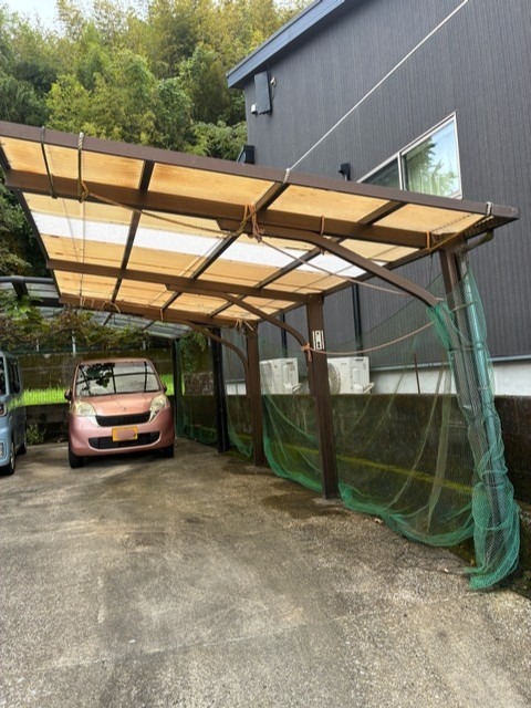 車の買い替えに合わせて！カーポートの解体・新設工事事例