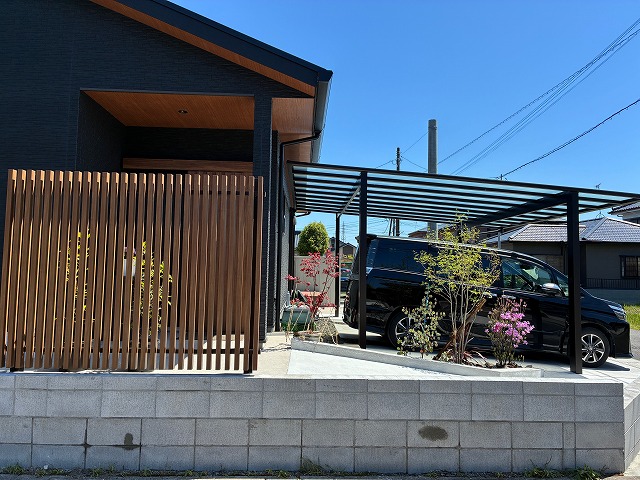 新築外構で“暮らしが変わる”｜シンプルなのに心地よい外構デザイン 姶良市M様邸