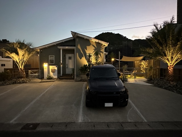既存の植木が主役になるリフォーム外構(夜Ver.)～宮崎市T様邸～ 