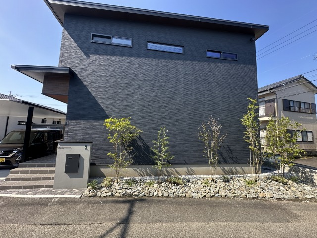 シンプルモダン住宅の新築外構工事～宮崎市O様邸～
