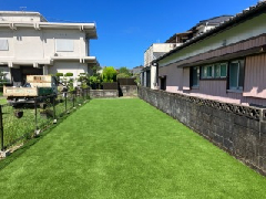 広い人工芝のドッグラン！！～日南市　N様邸～