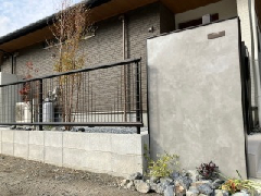 自然に寄り添うシンプル新築外構！　～日置市O様邸～