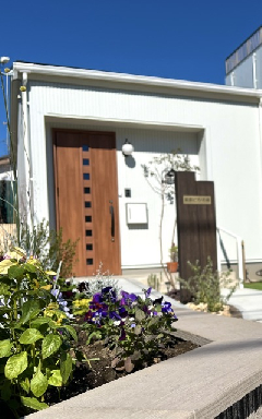 白い外壁に緑が映える、素敵な森ができました♪　～鹿児島市N様邸～