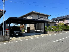 車庫拡張でより使いやすい外構に　三股町N様
